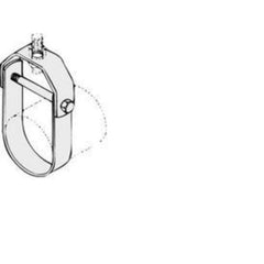 Hangers 11GI0100 Clevis Hanger Standard 1 Inch IPS Electro-Galvanized  | Midwest Supply Us