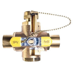 Apollo Products PBSS34 78-668 Series 3/4" Purge and Drain Full Port Brass Ball Valve with Standard Lever  | Midwest Supply Us
