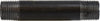 59062SMLS | 1/2 X 2 SCH 80 SMLS BLACK NIPPLE, Nipples and Fittings, Black Extra Heavy SCH80 Seamless, Schedule 80 Seamless Nipple 1/2