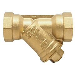 Red White Valve 380AB-1 Y Strainer 1 Inch Threaded Lead Free Brass  | Midwest Supply Us