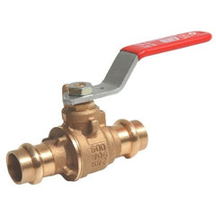 Red White Valve 5020AB-12 Ball Valve Lead Free Brass 1/2 Inch Press Full Port  | Midwest Supply Us
