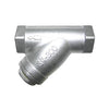 889-34 | Y Strainer 3/4 Inch Threaded Stainless Steel | Red White Valve