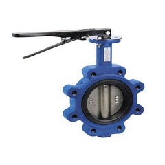 Red White Valve 938BESLAB-10 Butterfly Valve Ductile Iron 10 Inch Lug Lever EPDM Aluminum Bronze 200PSI  | Midwest Supply Us