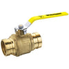 81709W | Ball Valve Lead Free Brass 3 Inch Press Lever | Webstone