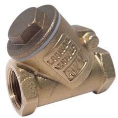 Red White Valve 236AB12 Check Valve 1/2 Inch Lead Free Brass Swing Y Pattern Threaded 200PSI for WOG  | Midwest Supply Us