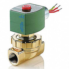 ASCO SC8220G404AC120/60 Solenoid Valve DIN Connection Brass 1/2 Inch Normally Closed 120 Alternating Current  | Midwest Supply Us