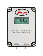 Dwyer Instruments 616W-6-LCD Differential pressure transmitter | range 0-100" w.c. | max. pressure 15 psig.  | Midwest Supply Us