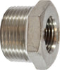 62552 | 4 X 1-1/4 150 304 HEX BUSHING, Nipples and Fittings, 304 And 316 150# Stainless Steel Fittings, Hex Bushing 304 S.S. | Midland Metal Mfg.
