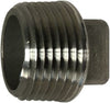 62660 | 3 304 SS SQUARE HEAD PLUG, Nipples and Fittings, 304 And 316 150# Stainless Steel Fittings, Square Head Plug 304 S.S. | Midland Metal Mfg.