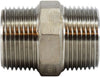 62722 | 3/8 304 SS HEX NIPPLE, Nipples and Fittings, 304 And 316 150# Stainless Steel Fittings, Hex Nipple 304 S.S. | Midland Metal Mfg.