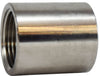 63417B | 1-1/2 316 SS OD MACHINE COUPLING, Nipples and Fittings, 304 And 316 150# Stainless Steel Fittings, OD Machined Coupling 316 S.S. | Midland Metal Mfg.