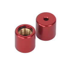 DiversiTech RSC-RED-02-E Sentry Refrigerant Locking Cap, R-410 Red, 5/16 in., 2 Pack  | Midwest Supply Us