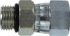 6402O66 | 9/16-18 X 9/16-18 (M ORB X F JIC SWV ADPT ST), Hydraulic, Steel O-Ring Adapter, O-Ring Hex Nipple Union | Midland Metal Mfg.