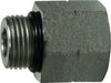 6410O128 | 1-1/16-12X3/4-16 (M ORB X F ORB RED/EXP), Hydraulic, Steel O-Ring Adapter, O-Ring Port Reducer Expander | Midland Metal Mfg.