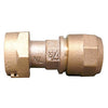 417NL-T3H3 | Meter Coupling Straight Lead Free Brass 3/4 Inch Swivel x CTS CB | Cambridge Brass