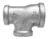 64320 | 1-1/2 X 1 X 3/4 GALV MALL RED TEE, Nipples and Fittings, Galvanized 150# Malleable Fitting, Galvanized Reducing Tee | Midland Metal Mfg.