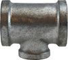 64723 | 2-1/2 X 1-1/4 GALV MALL RED TEE, Nipples and Fittings, Galvanized 150# Malleable Fitting, Galvanized Reducing Tee | Midland Metal Mfg.