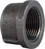 65475 | 1 BLACK CAP, Nipples and Fittings, Black Iron 150# Malleable Fitting, Black Cap | Midland Metal Mfg.