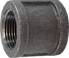 65574 | 3/4 RIGHT & LEFT BLK MALL COUPLING, Nipples and Fittings, Black Iron 150# Malleable Fitting, Black Right and Left Coupling | Midland Metal Mfg.