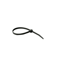 DiversiTech WTB07C Black wire ties, 7in. nylon, 50 tensile strength, 100 pack  | Midwest Supply Us
