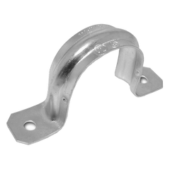 DiversiTech 19441 2 Hole Rigid Pipe Straps - Steel - 2in, 5/PK Pack of 5 | Midwest Supply Us