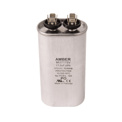 DiversiTech 37100HB Motor run capacitor, 370V, oval, 10µF, bulk 100/box Pack of 100 | Midwest Supply Us