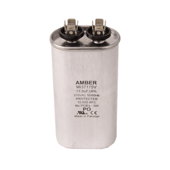 DiversiTech 37175H Motor run capacitor, 370V, oval, 17.5µF  | Midwest Supply Us