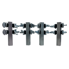 DiversiTech QSAC1000 Steel Adapters (set of 4). Fits the QSLG1000 & QSLG2000 to attach to steel beams.  | Midwest Supply Us