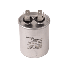 DiversiTech 37075R Motor run capacitor, 370V, round, 7.5µF  | Midwest Supply Us