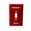 625-S20 | 4 3/4in. x 2 1/2in. switch plate, emergency | DiversiTech