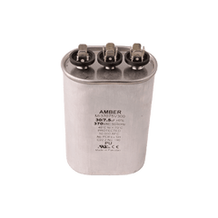 DiversiTech 3GJ7530 Motor run capacitor, 370V, oval, 30+7.5µF  | Midwest Supply Us