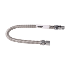 DiversiTech 30-3132-18 Gas Connectors – 5/8 OD x 1/2 ID, 18 inches long, ½ MIP x ½ FIP Pack of 12 | Midwest Supply Us