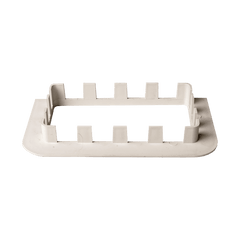DiversiTech 230-FR6 SpeediChannel 6in. Flat Wall Escutcheon Pack of 10 | Midwest Supply Us
