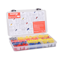 DiversiTech 623-MIX Assorted twist-on and winged twist-on Wire Connector kit, 600 connectors in 9 common sizes  | Midwest Supply Us