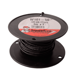 DiversiTech W101-50 10 gauge, black, 50ft. Pack of 5 | Midwest Supply Us