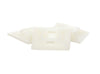 WTM1C | White wire tie mount, adhesive back, 100pk | DiversiTech