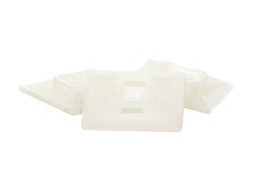 DiversiTech WTM1C White wire tie mount, adhesive back, 100pk  | Midwest Supply Us
