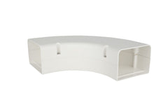 DiversiTech 230-LFB4W SpeediChannel 4in. 90 Degree Long Radius Bend, White Pack of 10 | Midwest Supply Us