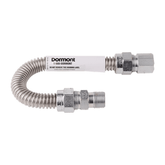 DiversiTech 30-3132-12 Gas Connectors – 5/8 OD x 1/2 ID, 12 inches long, ½ MIP x ½ FIP Pack of 12 | Midwest Supply Us