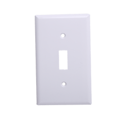 DiversiTech 625-2134W Single toggle cover, white with 1/2in. mounting screws Pack of 25 | Midwest Supply Us