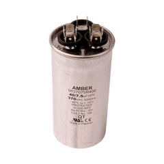 DiversiTech 3GR7540 Motor run capacitor, 370V, round, 40+7.5µF  | Midwest Supply Us