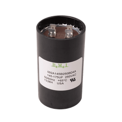 DiversiTech 17522 Motor start capacitor, 220/250VAC, 145-175µF, 1.812in.dia x 3.37in.h  | Midwest Supply Us