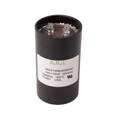 DiversiTech 145-175220 Motor start capacitor, 220/250VAC, 145-175µF, 1.812in.dia x 3.37in.h  | Midwest Supply Us