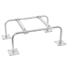 DiversiTech QSMS1801-SS 18in Wide Mini-Split Stand, Stainless Steel  | Midwest Supply Us