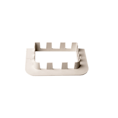 DiversiTech 230-FR4 SpeediChannel 4in. Flat Wall Escutcheon Pack of 10 | Midwest Supply Us