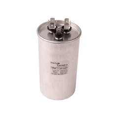 DiversiTech 4JR7555 Motor run capacitor, 440V, round, 55+7.5µF  | Midwest Supply Us