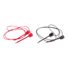 5042 | Large hook type low voltage test leads, retractable hooks, 36in. PVC insulated 20 gauge wire, nylon body/plunger, red/black | DiversiTech