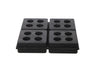 ISO-4 | Iso-Cube anti-vibration pad, 4in. x 4in. x 3/4in. Pack of 12 | DiversiTech