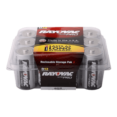 DiversiTech 7-ALD-12 Alkaline D Battery, Contractor Pack, pack of 12 Pack of 96 | Midwest Supply Us