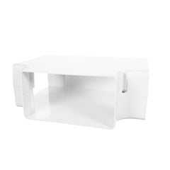 DiversiTech 230-TJ6W SpeediChannel 6in. T-Joint White Pack of 10 | Midwest Supply Us